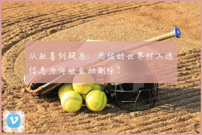 从狂喜到疑惑：恩佐的世界杯入选信息为何被自动删除？